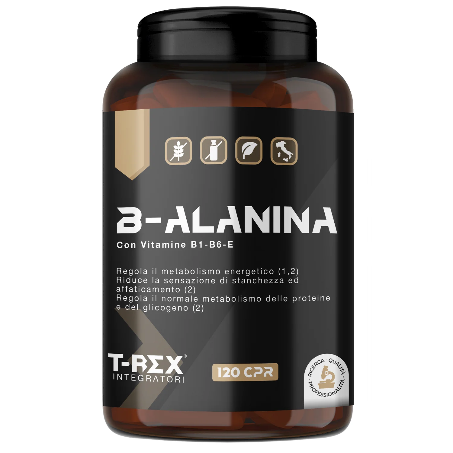 T-Rex B-Alanina 120Cpr Con Vitamina B1 e B6