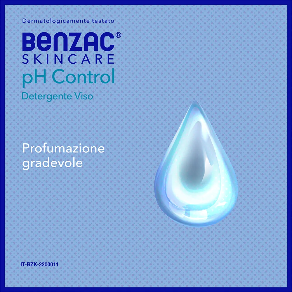 Benzac Skincare Ph Control Detergente Viso Pelle Acneica 150ml 