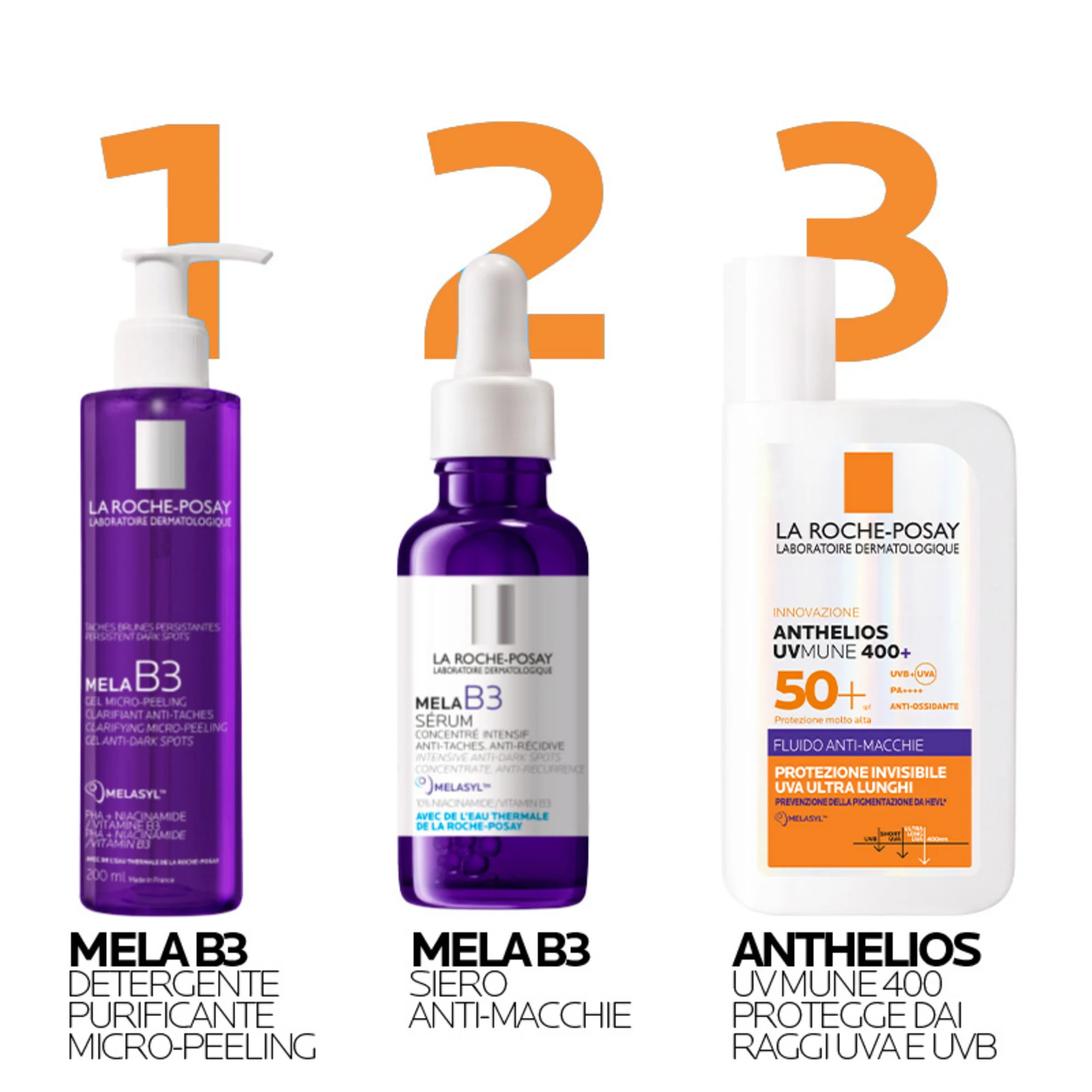 La Roche Posay Anthelios FLuido Uv Antimacchie SPF50+ 50 Ml Crema solare antimacchie
