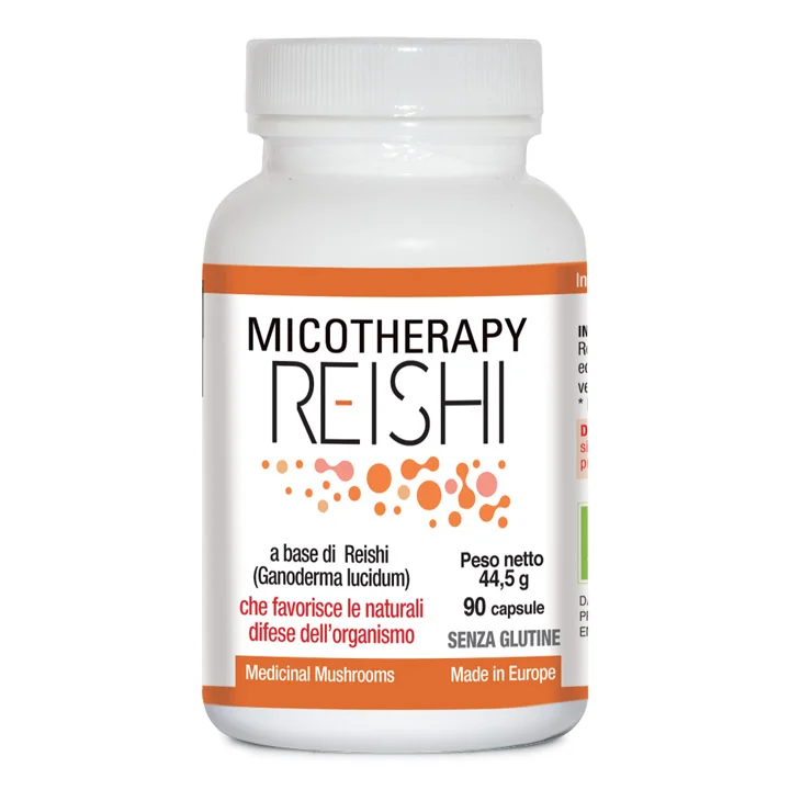 Micotherapy Reishi 90 Capsule Flacone 44,50 g Integratore alimentare a base di Reishi
