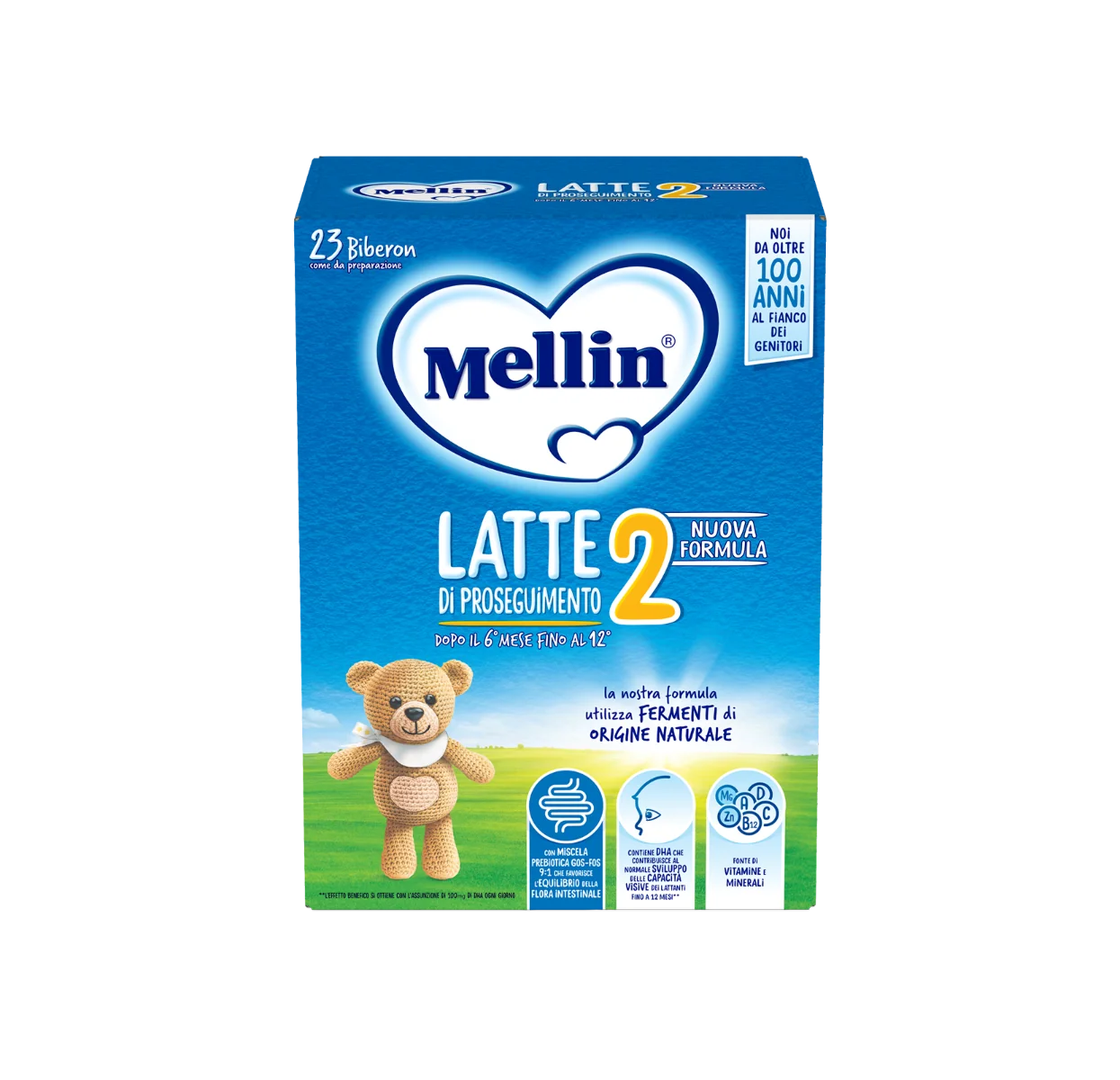 Mellin 2 Latte Polvere 700 G Sviluppo e Crescita