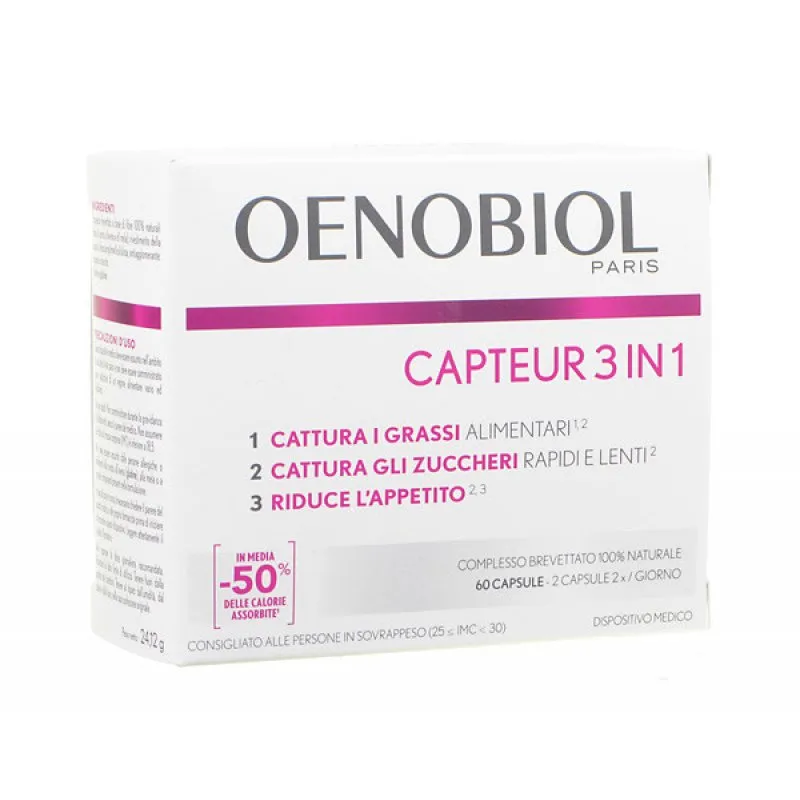 Oenobiol Capture 3in1 Integratore Perdita di Peso 60 Capsule