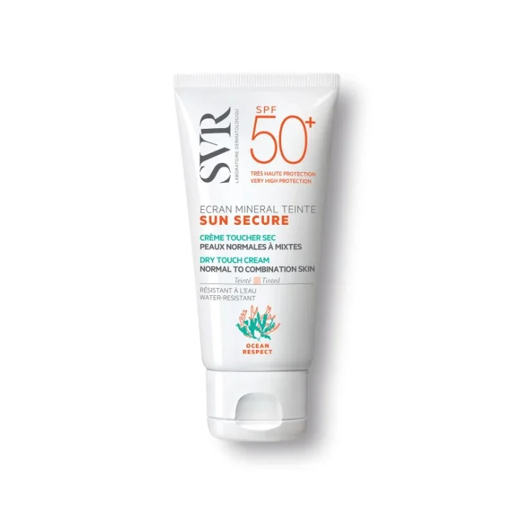 SVR Sun Secure Ecran Mineral Crema Viso 50 ml Per Pelle Normale