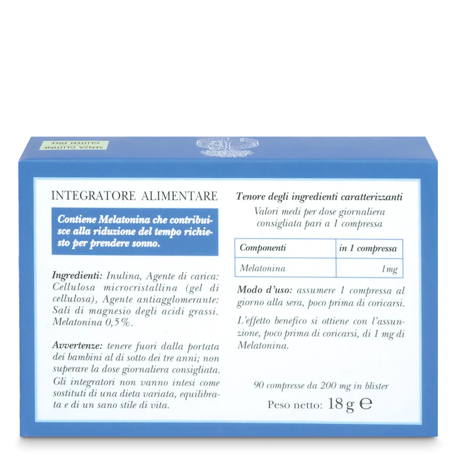 Erbamea Melatonina 1Mg Compressse Integratore Sonno
