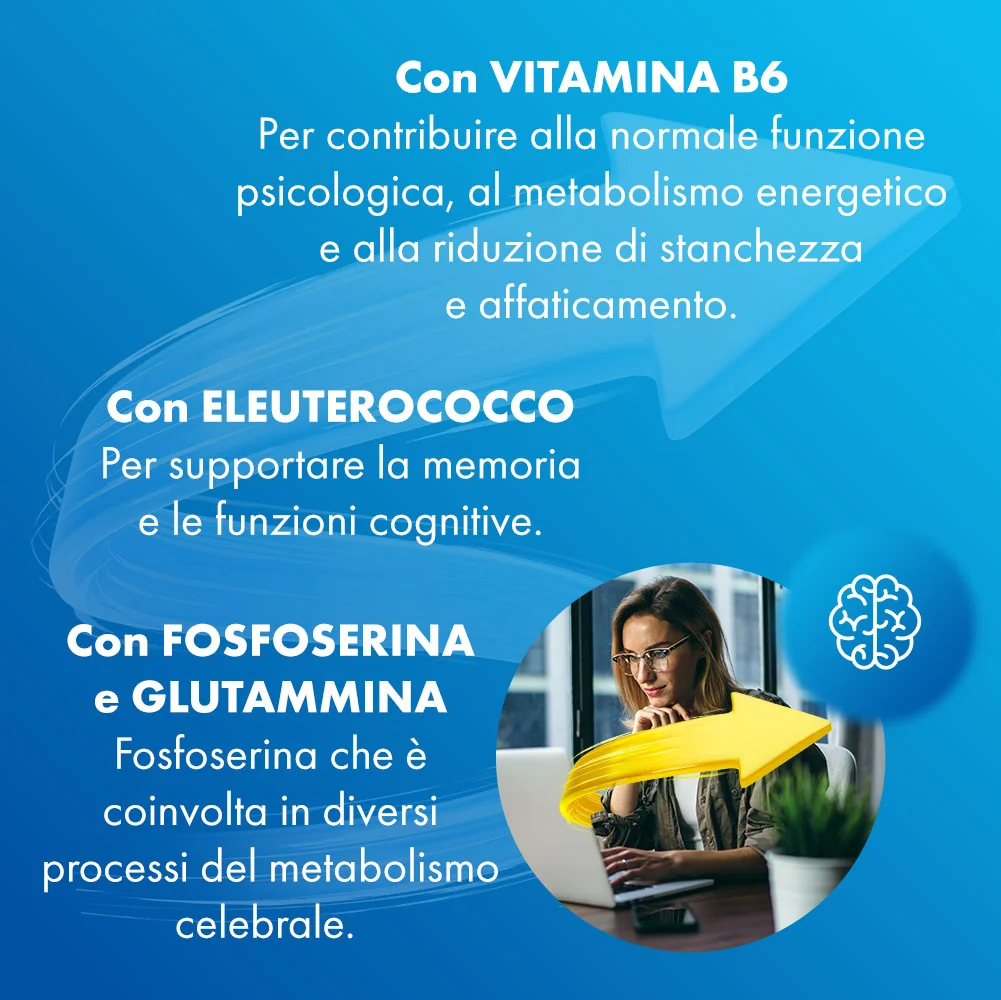 Sustenium Memo Fosforo Integratore Memoria e Concentrazione 10 Flaconcini Memoria e Concentrazione