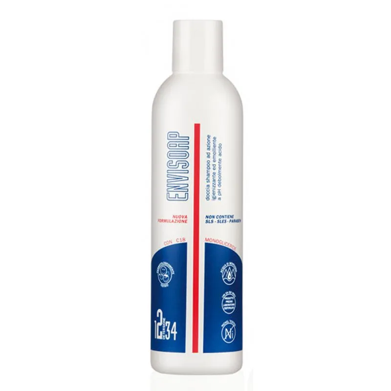 Envisoap Doccia Shampoo pH 5.5 Igienizzante 200 ml 