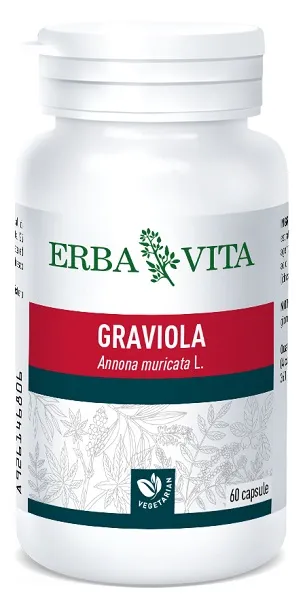 Erba Vita Graviola Integratore Flora Batterica Intestinale 60 Capsule