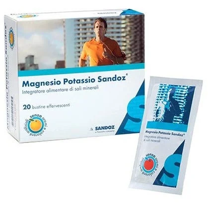 Sandoz Magnesio Potassio 20 Bustine Integratore di Sali Minerali
