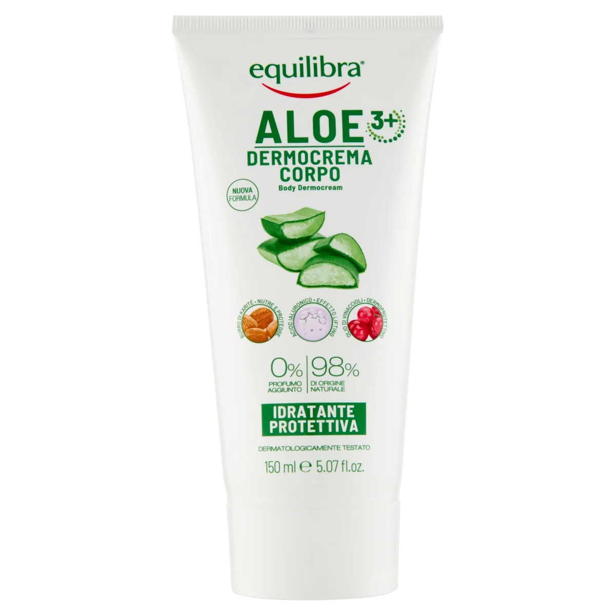 Equilibra Aloe Crema Corpo 150 Ml Idratante e Lenitiva