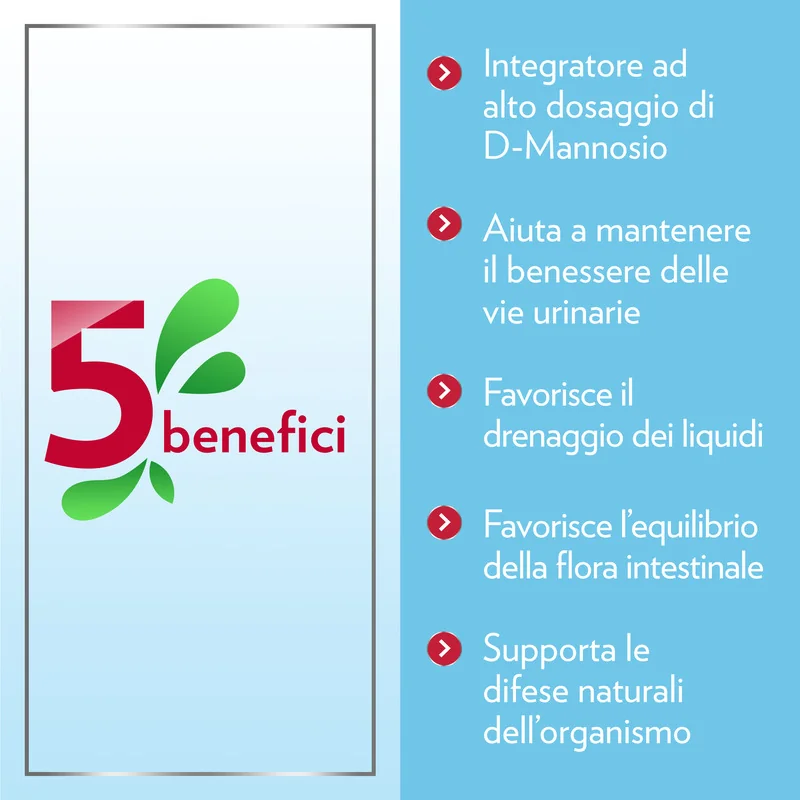 Gyno-CanesCystil Integratore con D-Mannosio 14 Bustine Benessere Vie Urinarie