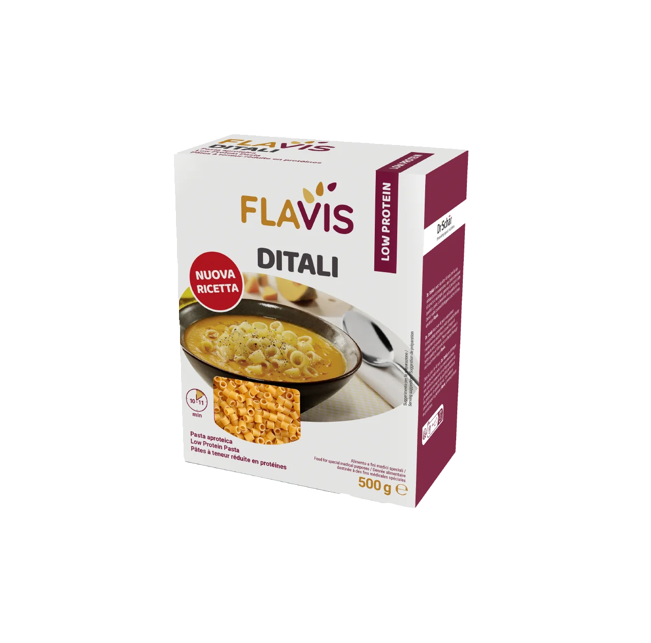 Flavis Ditali 500G Ricco in Fibre