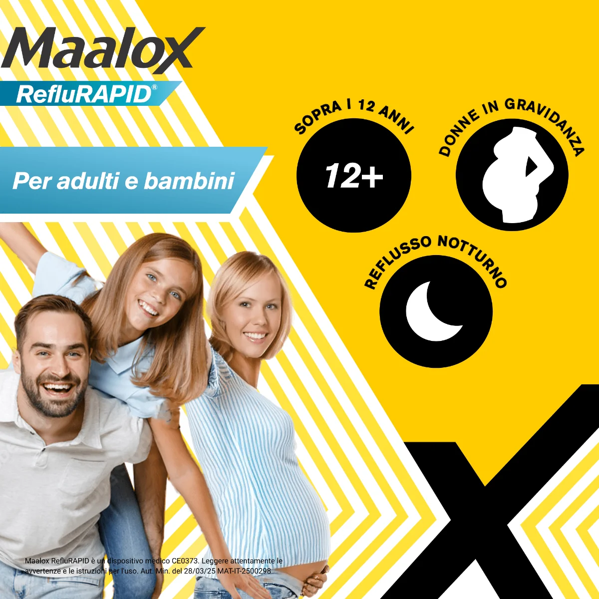 Maalox Reflurapid 40 Compresse Masticabili Reflusso e Acidità