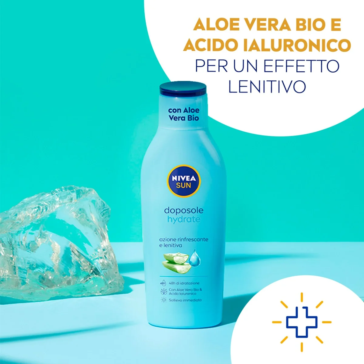 Nivea Sun Latte Doposole Hydrate 200 ml Rinfrescante e idratante