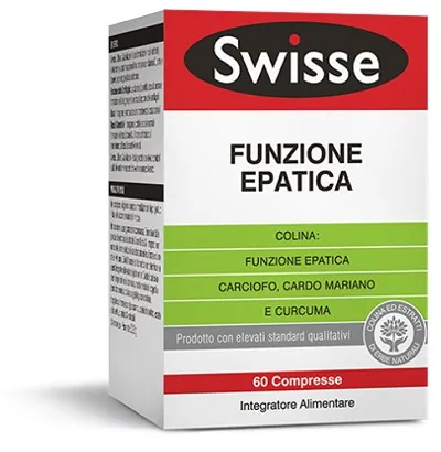 SWISSE FUNZIONE EPATICA INTEGRATORE FEGATO 60 COMPRESSE