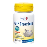 LongLife GTF Chromium Integratore di Cromo Picolinato 100 Compresse