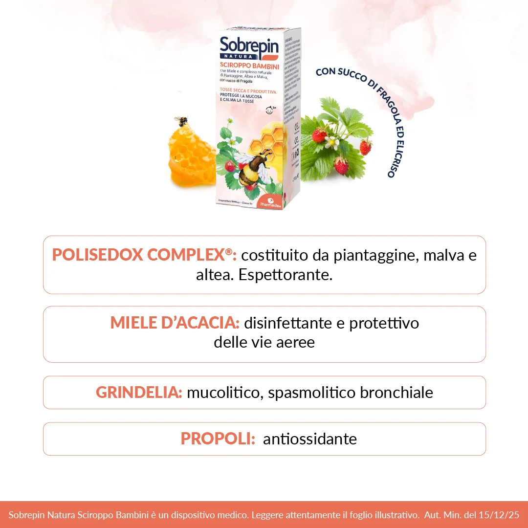 Sobrepin Natura Sciroppo Bambini Senza Glutine