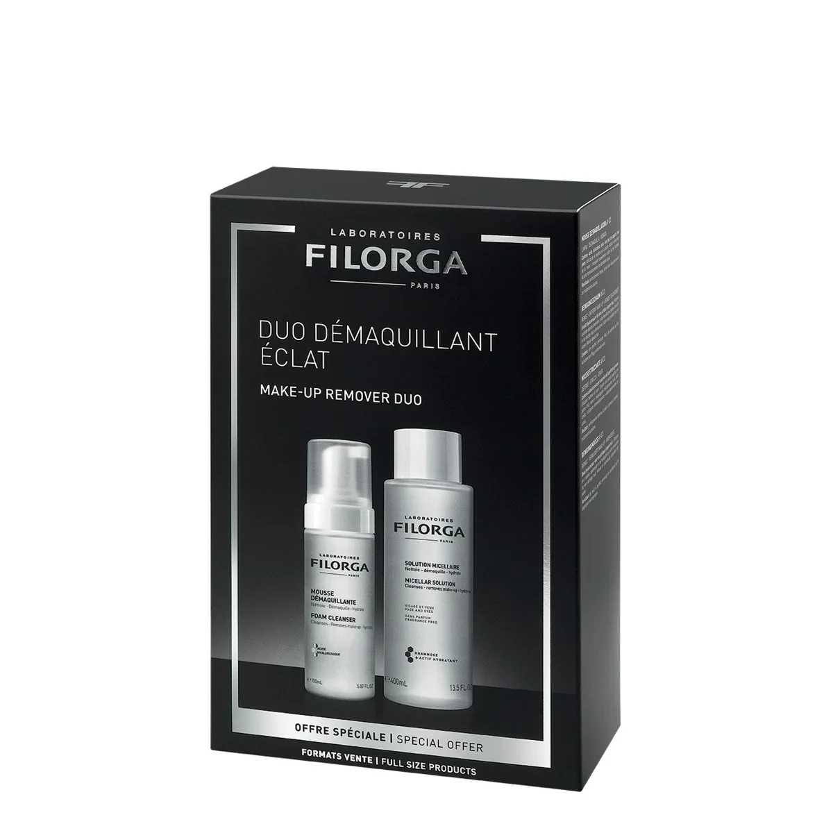 Filorga Acqua Micellare 400 ml + Mousse Detergente Struccante 150 ml Bipacco