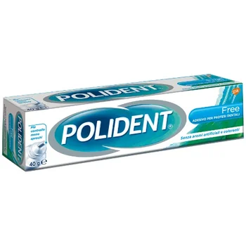 Polident Gusto Neutro Adesivo per Protesi Dentali 40 g Semplice da Usare