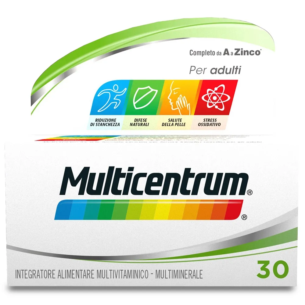 Multicentrum Adulti 30 Compresse Integratore Multivitaminico per Adulti