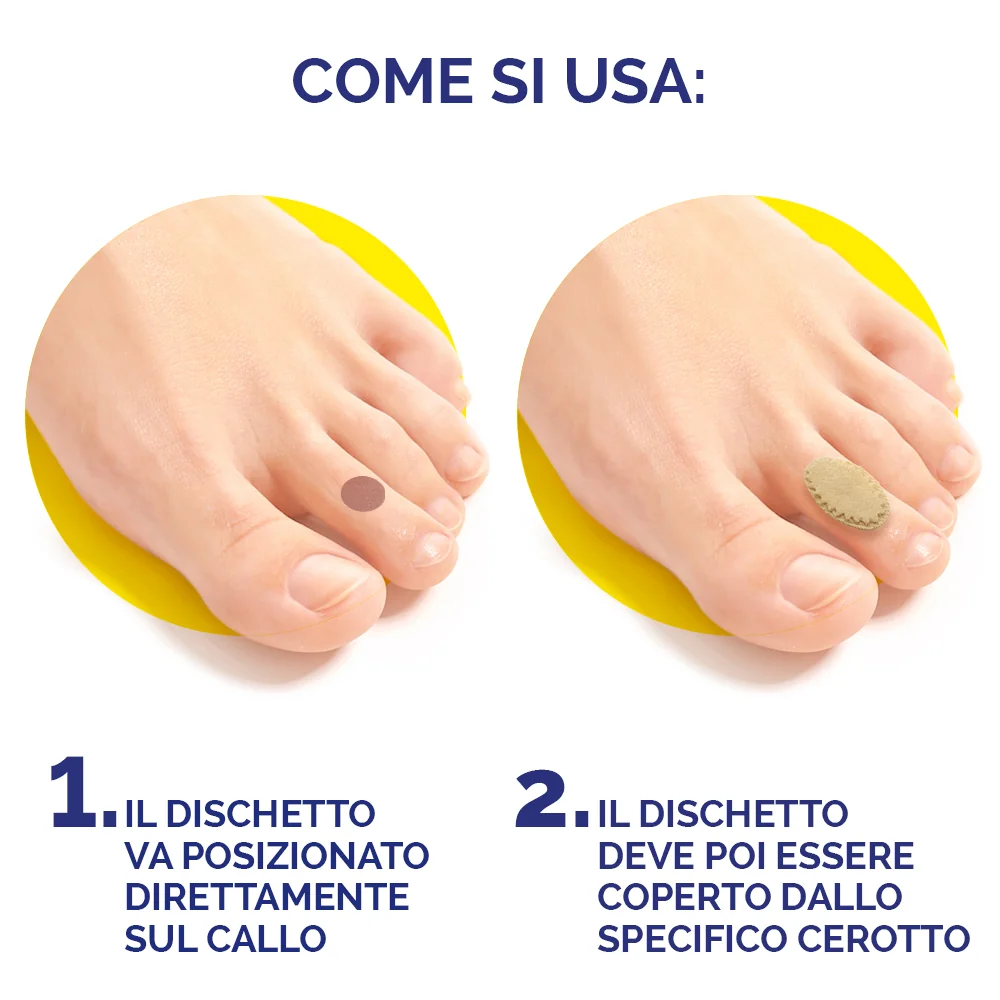Scholl Cerotti Callifughi Rimozione Duroni 2 Cerotti + 2 Dischetti Calli e Duroni