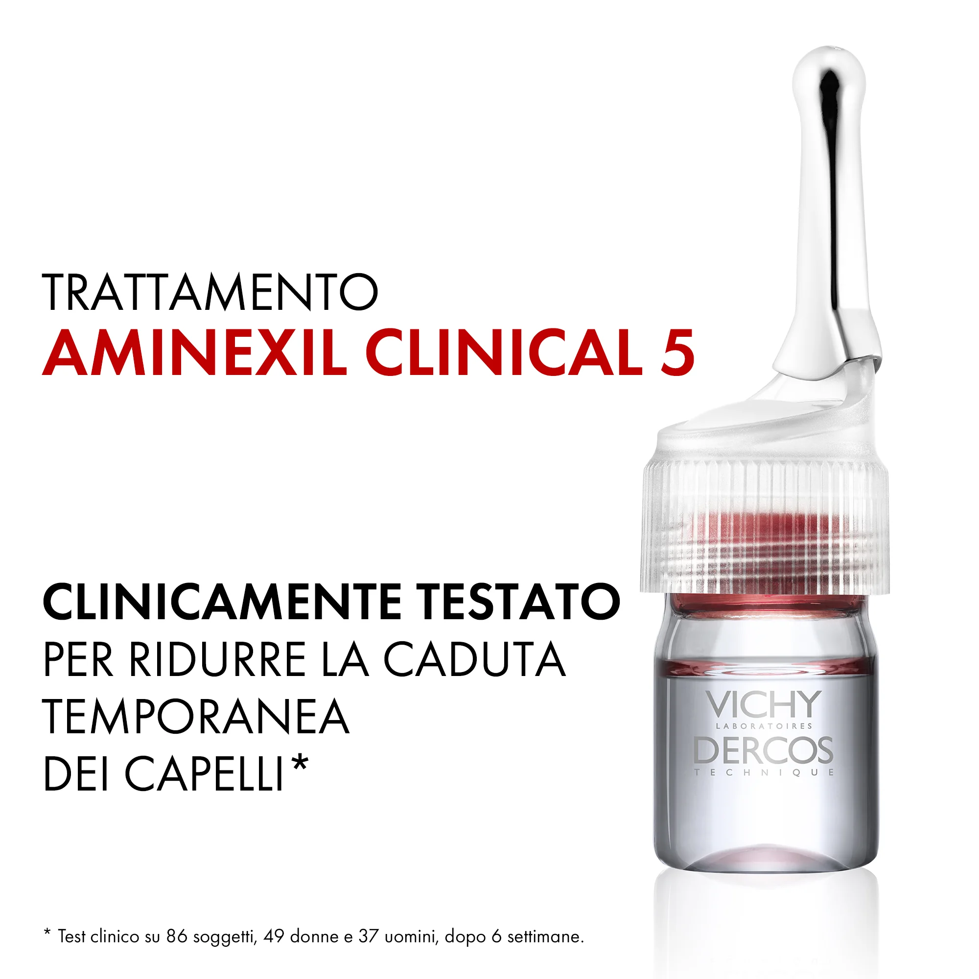 Vichy Dercos Aminexil 21 Fiale x 6 Ml Trattamento anticaduta uomo