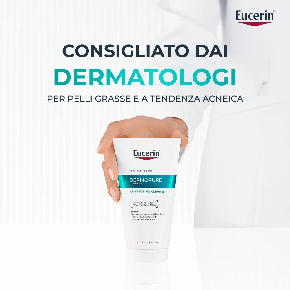 Dermopure Clinical Detergente Tripla Azione 150 ml Pelle Grassa a Tendenza Acneica