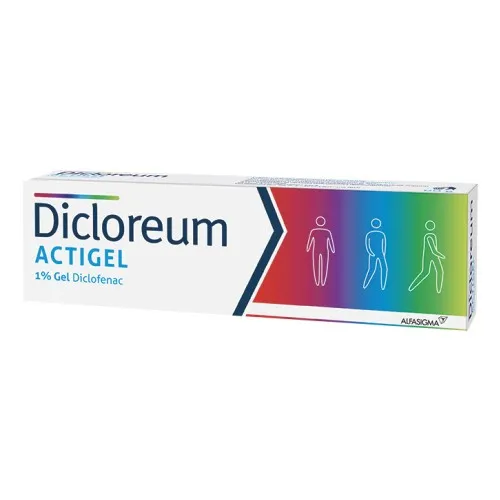 Dicloreum Actigel 1% Diclofenac Gel 50 g Dolori Articolari