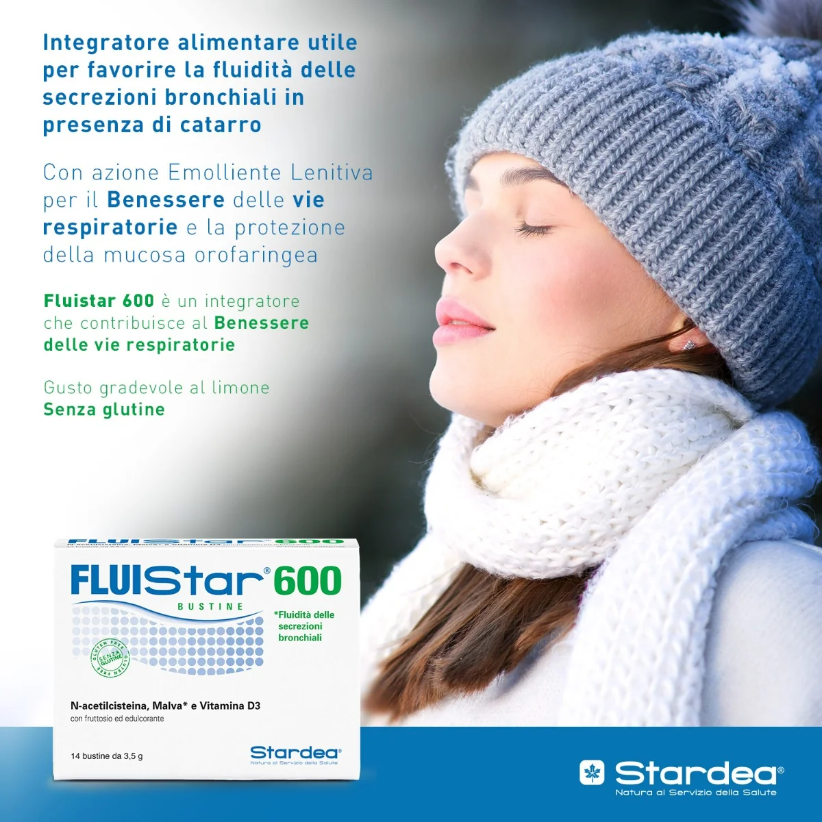 Fluistar 600 14 Bustine Integratore Fluidificante