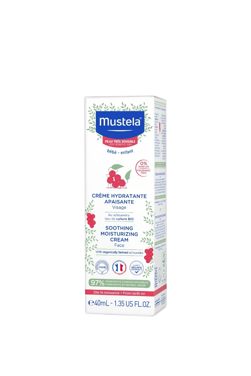 Mustela Crema Viso Lenitiva 40 ml Pelle Ipersensibile
