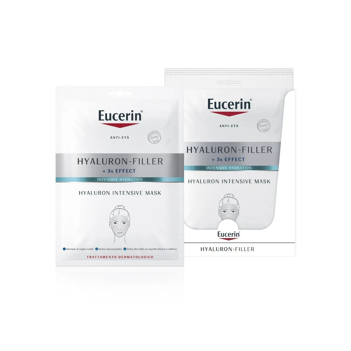 Eucerin Hyaluron-Filler Intensive Mask Maschera Intensiva Monodose Azione Anti-Età