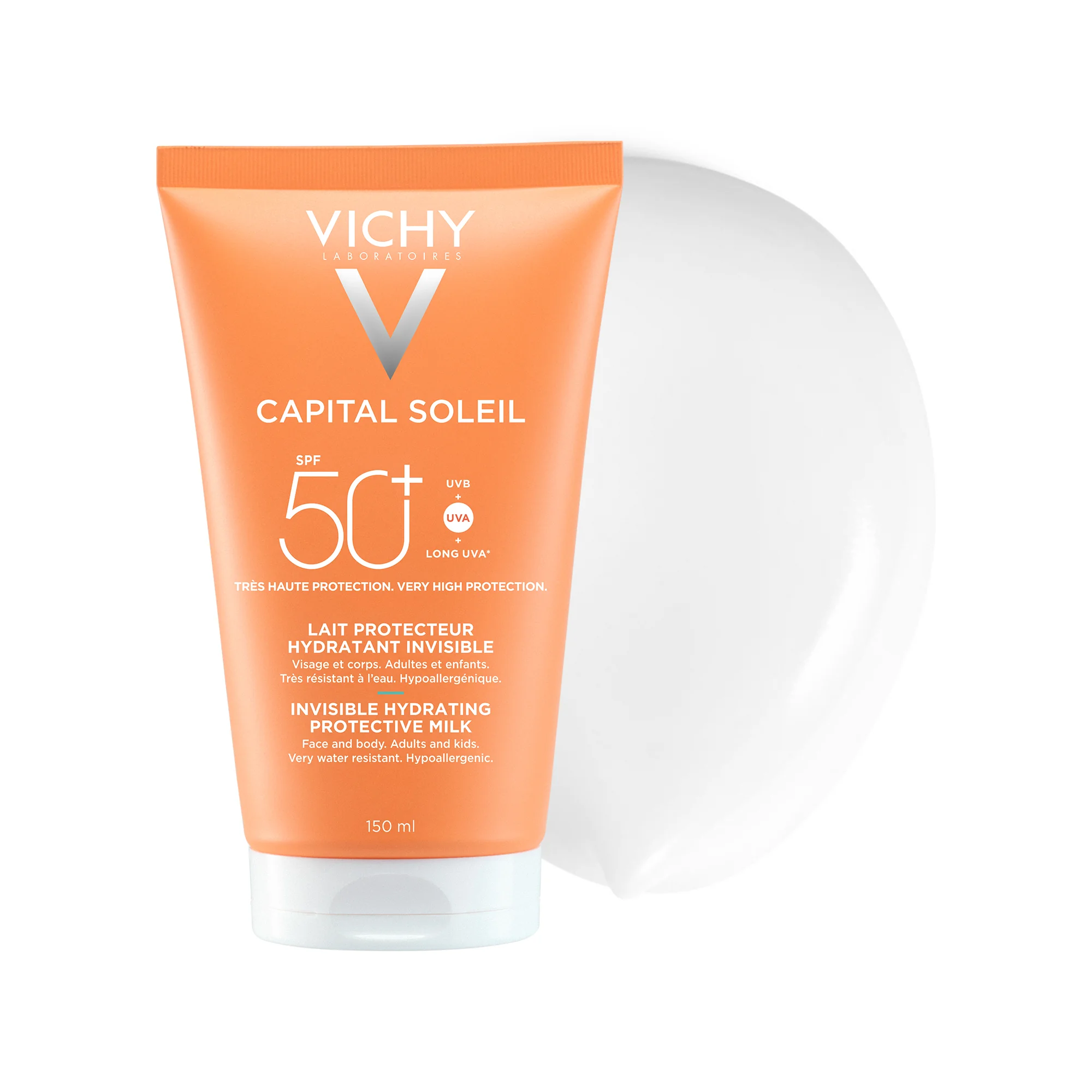 Vichy Capital Soleil Latte idratante Protezione Molto Alta SPF 50+ 150ML Per viso e corpo