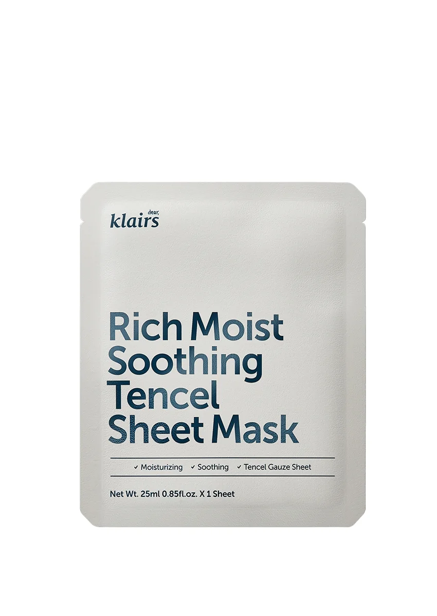 Rich Moist Soothing Tencel Sheet Mask Azione idratante