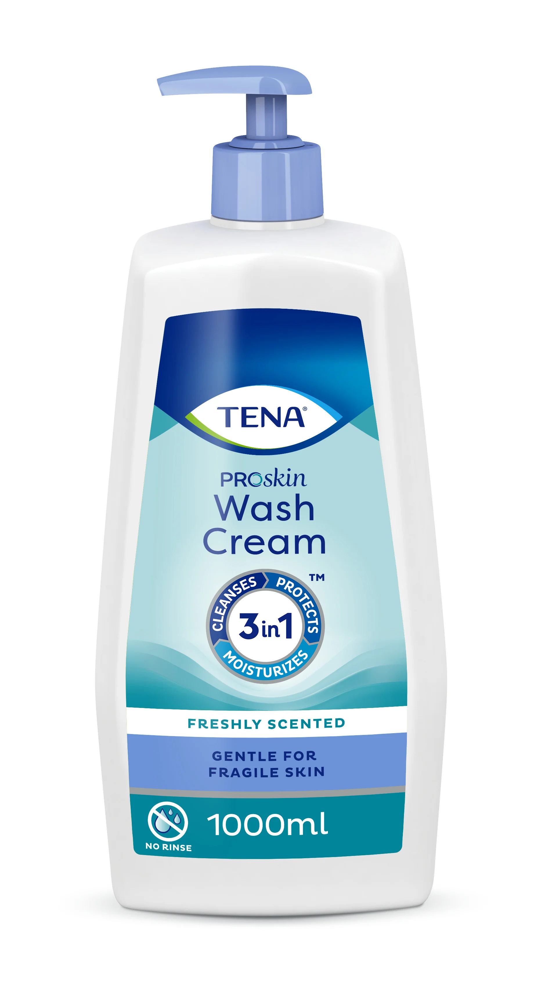 Tena Wash Cream 500 ml Detergente e idratante