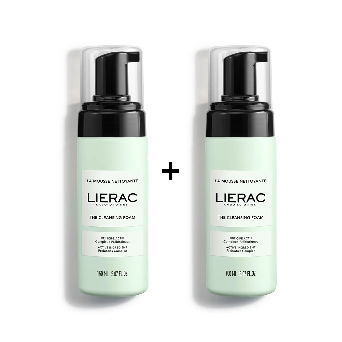 Lierac Duo Mousse Detergente Purificante Viso 150ml Per Tutti i Tipi di Pelle