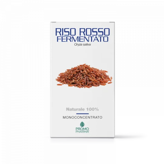 PromoPharma Riso Rosso Fermentato 50 Capsule Naturale al 100%