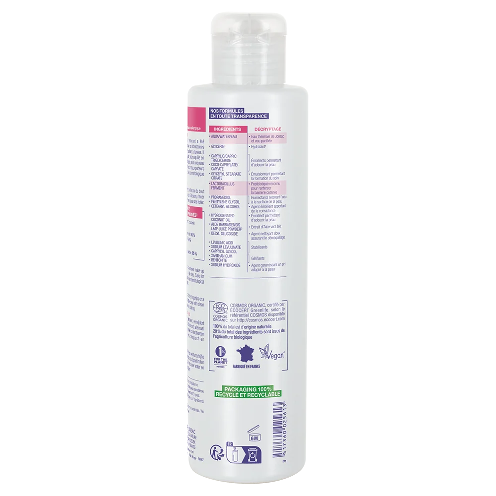 Jonzac Reactive Control Latte Dermo Detergente 200 Ml Pelle Intollerante con Tendenza Allergica