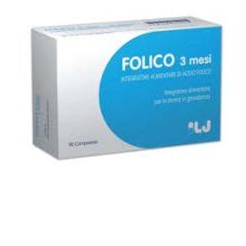Folico 3 Mesi Integratore Acido Folico 90 Compresse Formulato per la donna in gravidanza