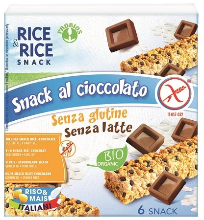R&R Snack Riso Cioccolato6X21G
