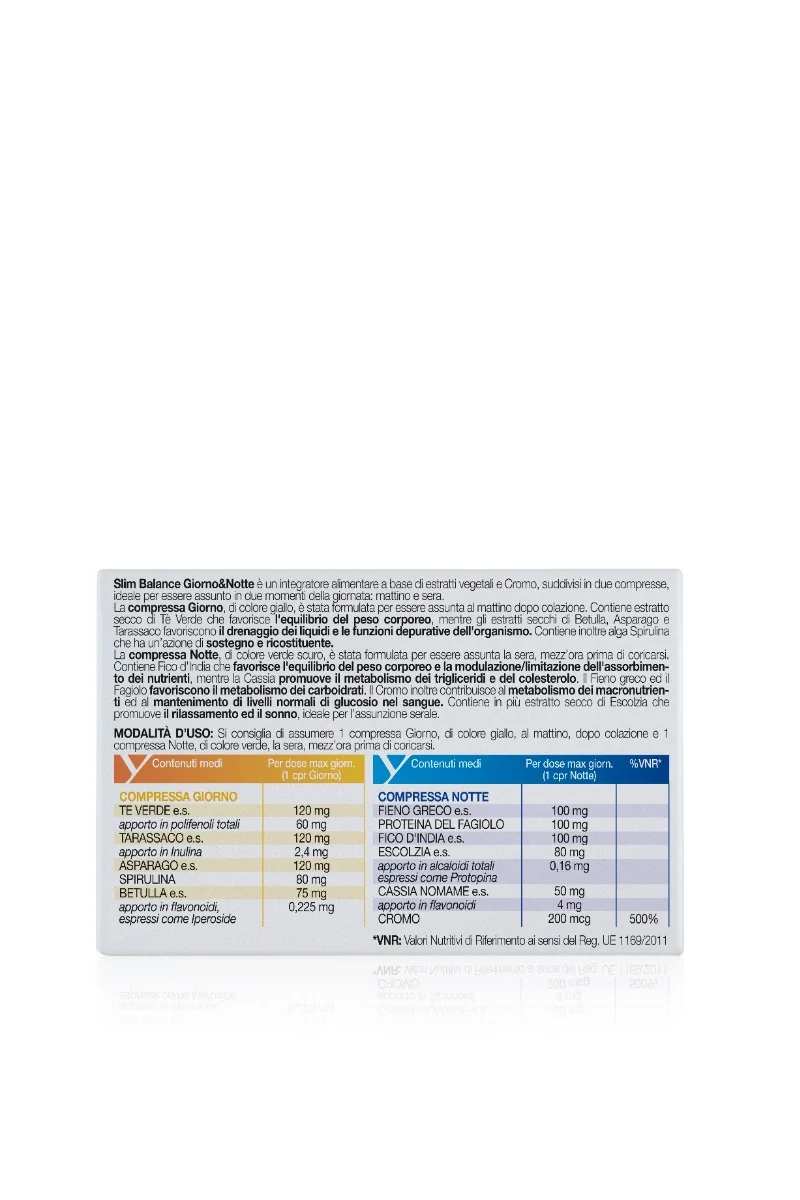 Slim Balance Giorno E Notte 15 Compresse Giorno 15 Compresse Notte