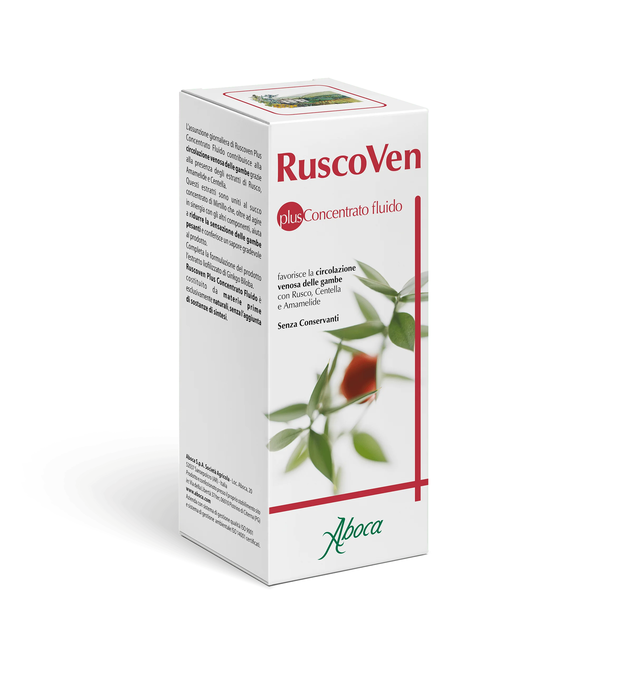 Ruscoven Plus Concentrato Fluido 200 g Integratore Gambe Pesanti