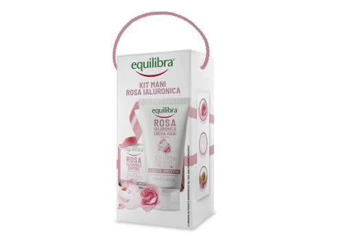 Equilibra Rosa Ialuronica Kit Corpo Azione Levigante Idratante