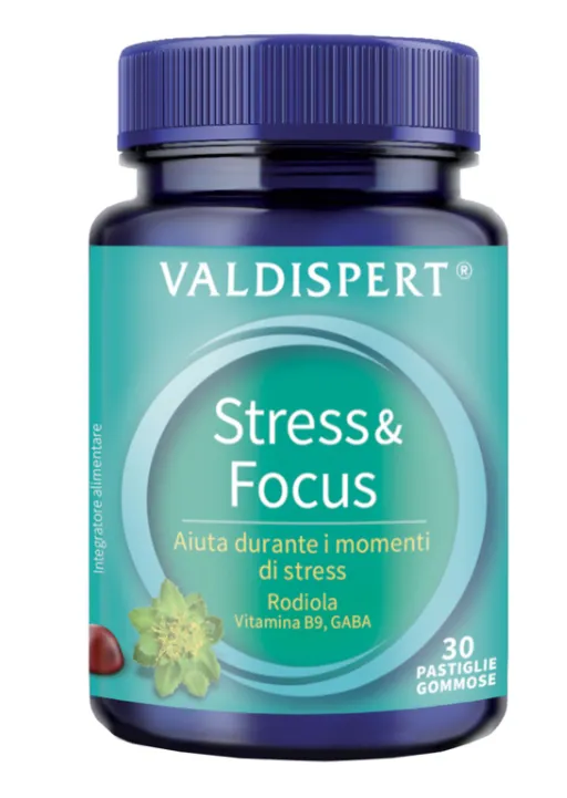 Valdispert Stress&Focus Pastiglie Gommose - Stanchezza 