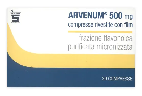 Arvenum 500 30 Compresse Rivestite 500 mg - Flavonoidi Vasoprotettore 