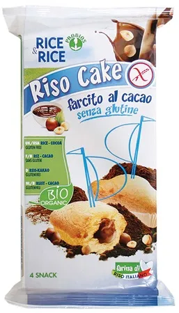 RICE&RICE RISO CAKE AL CACAO BIOLOGICO 180 G