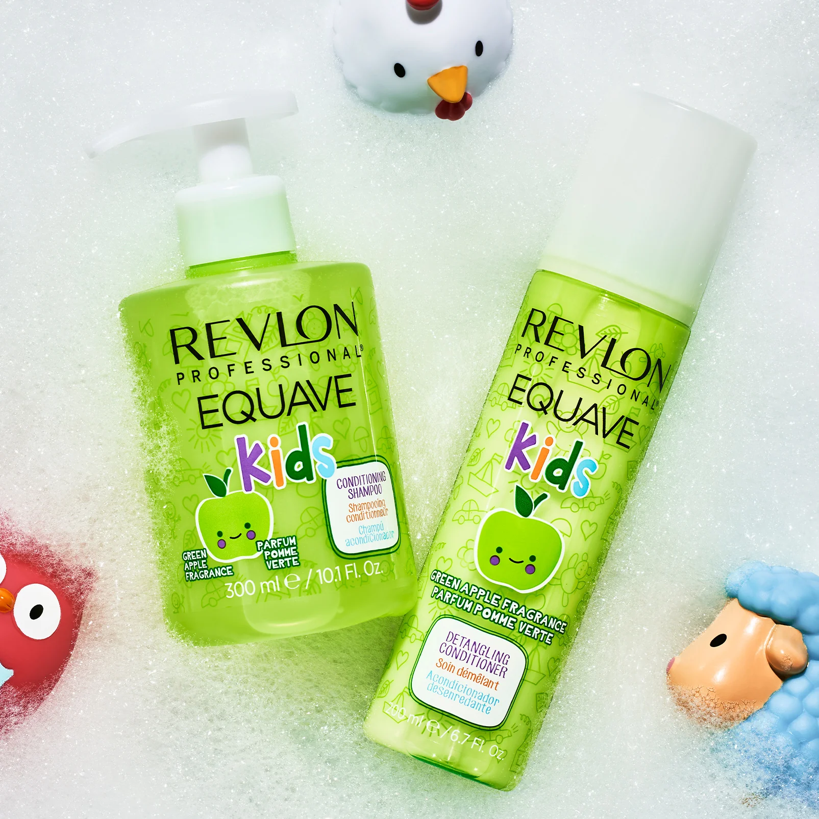 Revlon Equave Kids Green Apple Conditioner 200 ml Districante senza risciacquo bambini