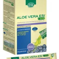 ESI Aloe Vera Succo + Forte Mirtillo 24 Pocket Drink