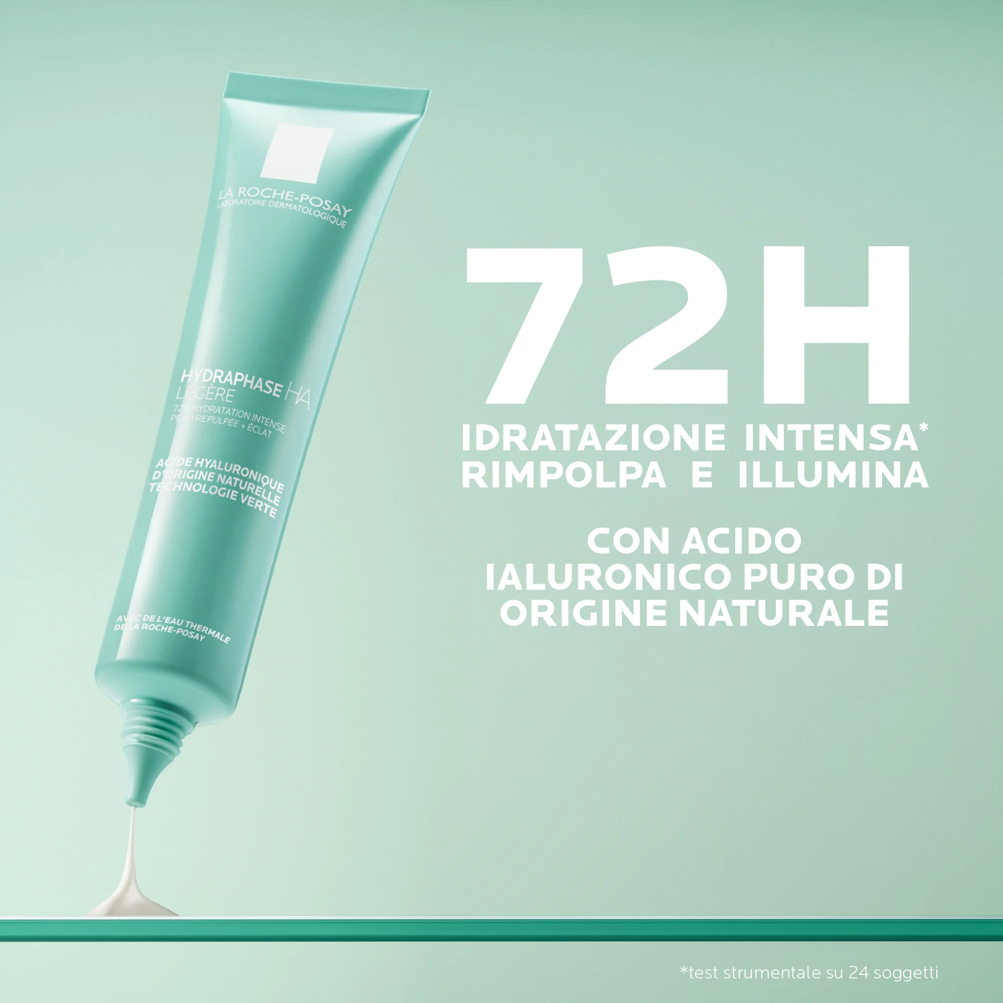 Hydraphase Ha Crema Leggera 40 Ml 72H di Idratazione intenza, Luminosità immediata