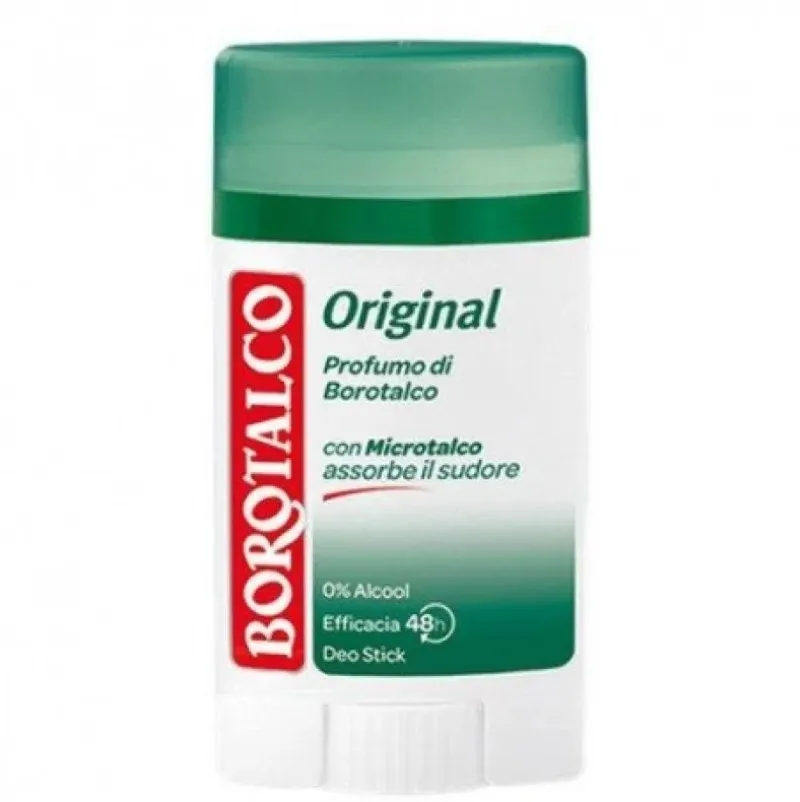 Borotalco Original Deodorante Roll-On Con Talco e Cristalli Attivi 40 ml