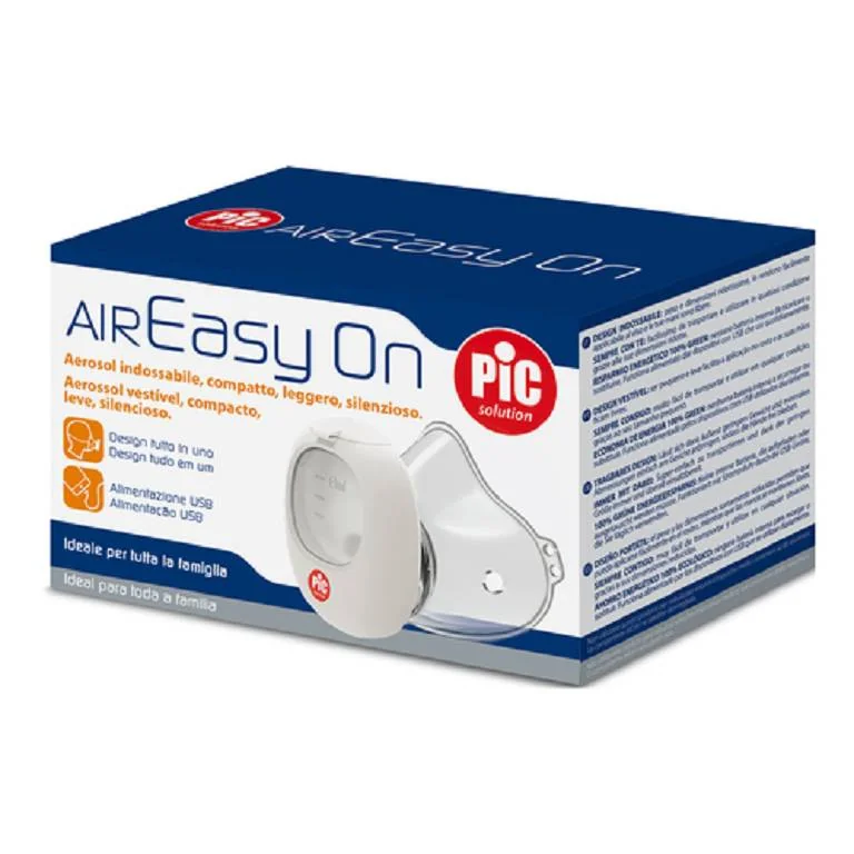 Aerosol Apparecchio Aireasy On Leggero, Silenzioso e Compatto con Attacco Usb