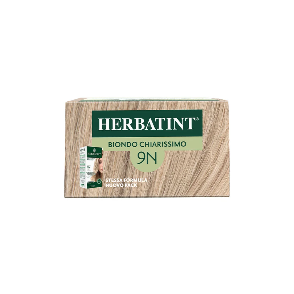 Herbatint Gel Colorante Permanente 9N Biondo Chiarissimo 170 Ml Colore Intenso e Duraturo